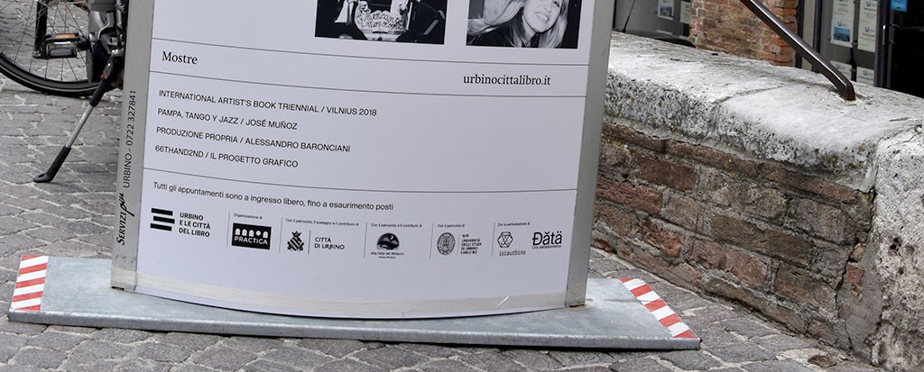 "8th Artist‘s Book Triennial Vilnius" in the Festival in Urbino