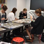 Artist’s book workshop for the students